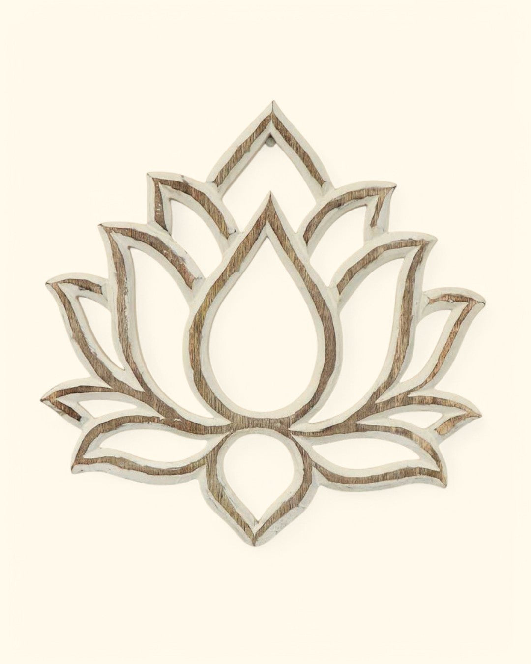 Fairtrade and Hand-Carved Lotus Wood Wall Hanging - Posters, Prints, & Visual Artwork
