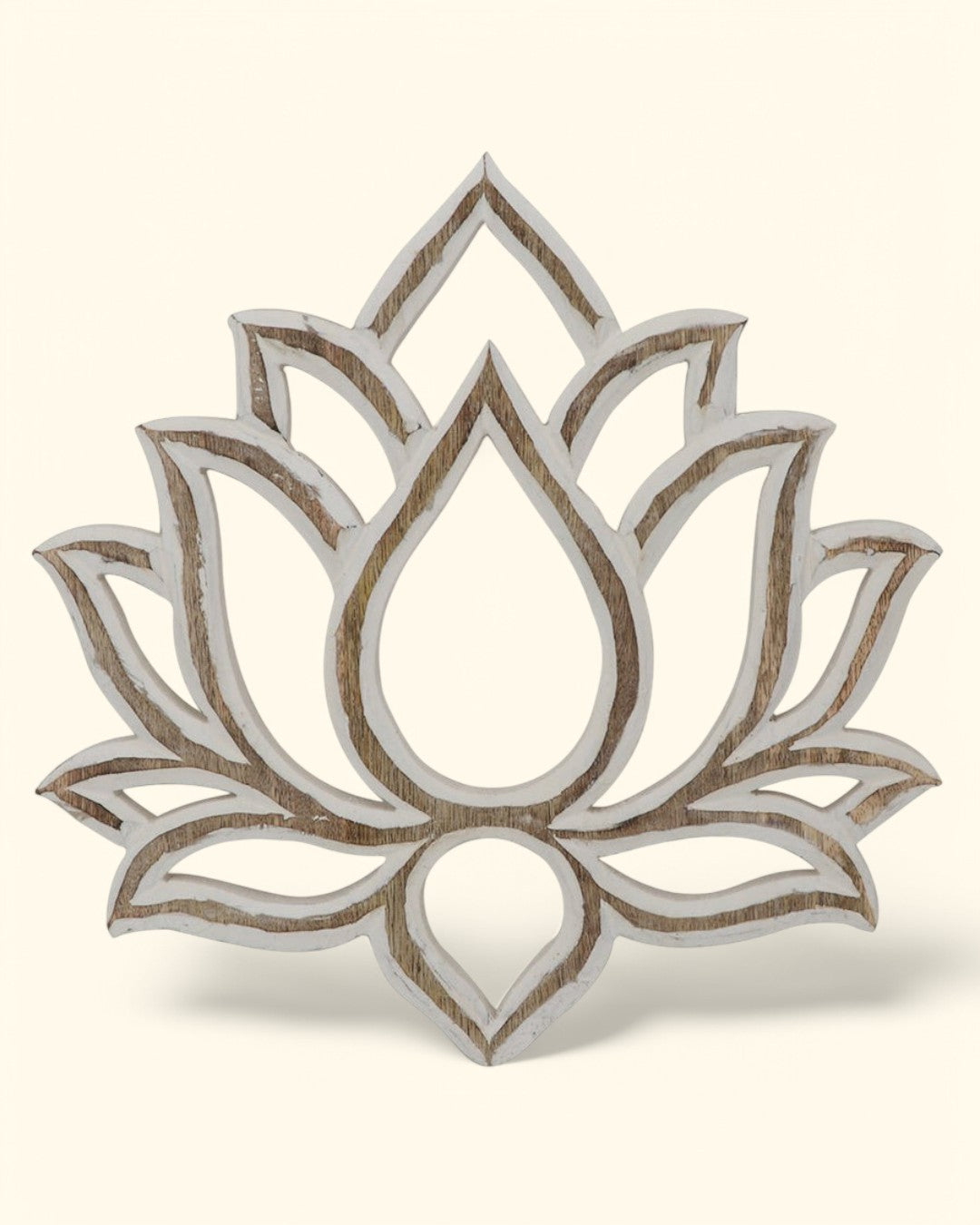 Fairtrade and Hand-Carved Lotus Wood Wall Hanging - Posters, Prints, & Visual Artwork