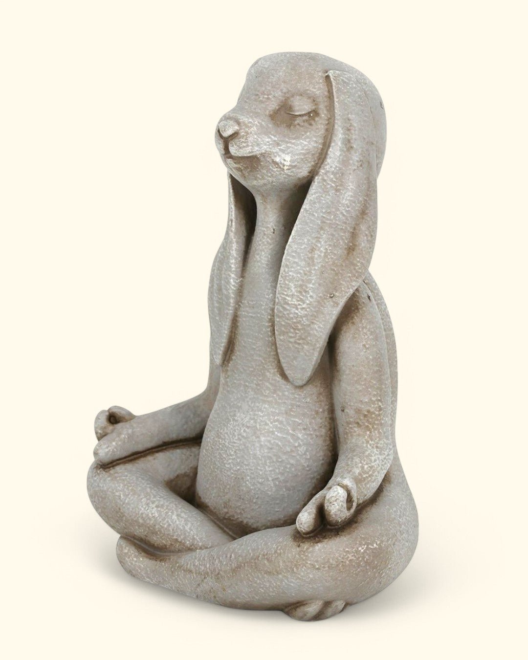 Adorable Small Meditating Bunny Statue - Sculptures & Statues
