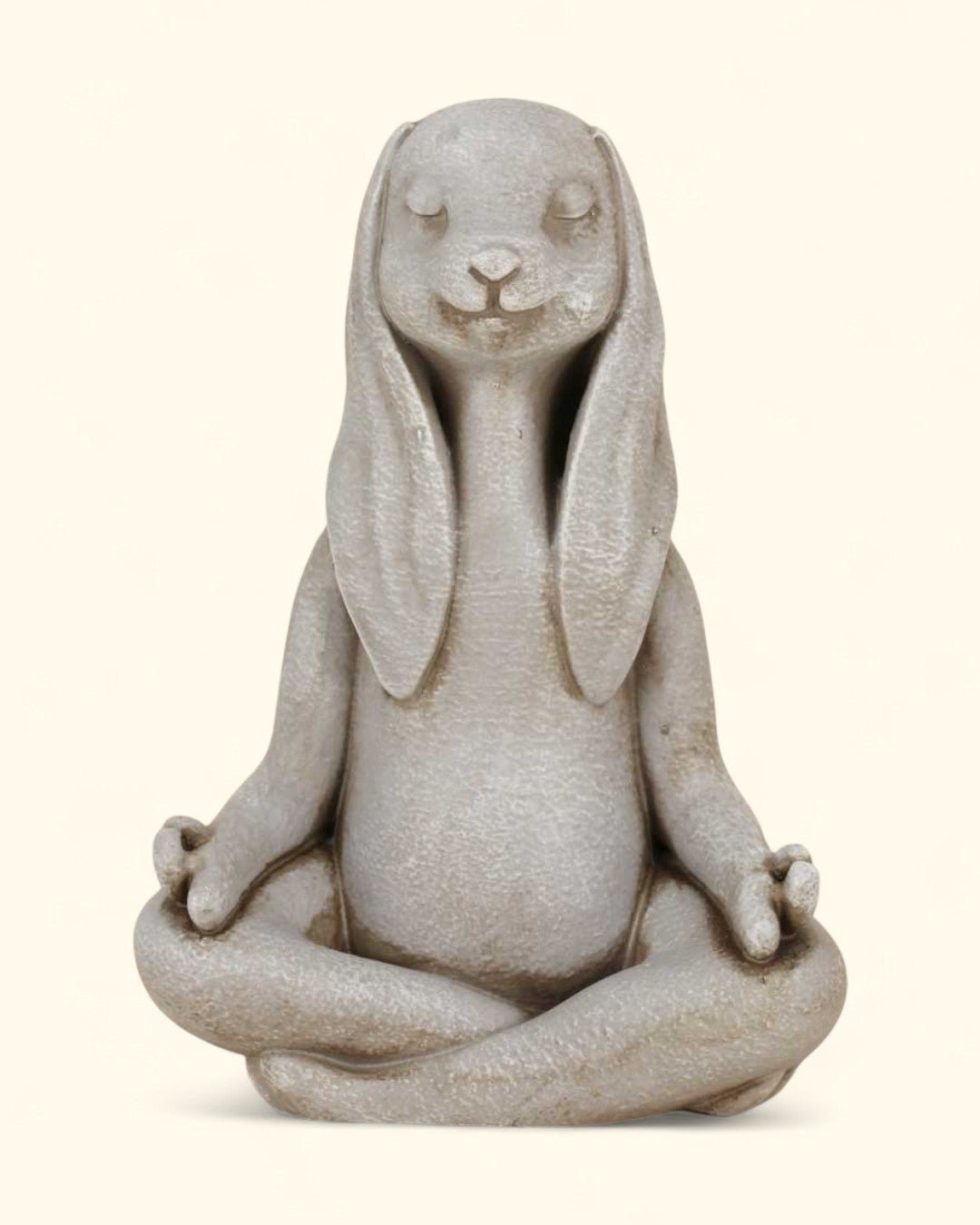 Adorable Small Meditating Bunny Statue - Sculptures & Statues