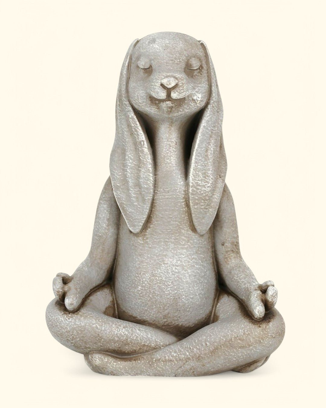 Adorable Small Meditating Bunny Statue - Sculptures & Statues