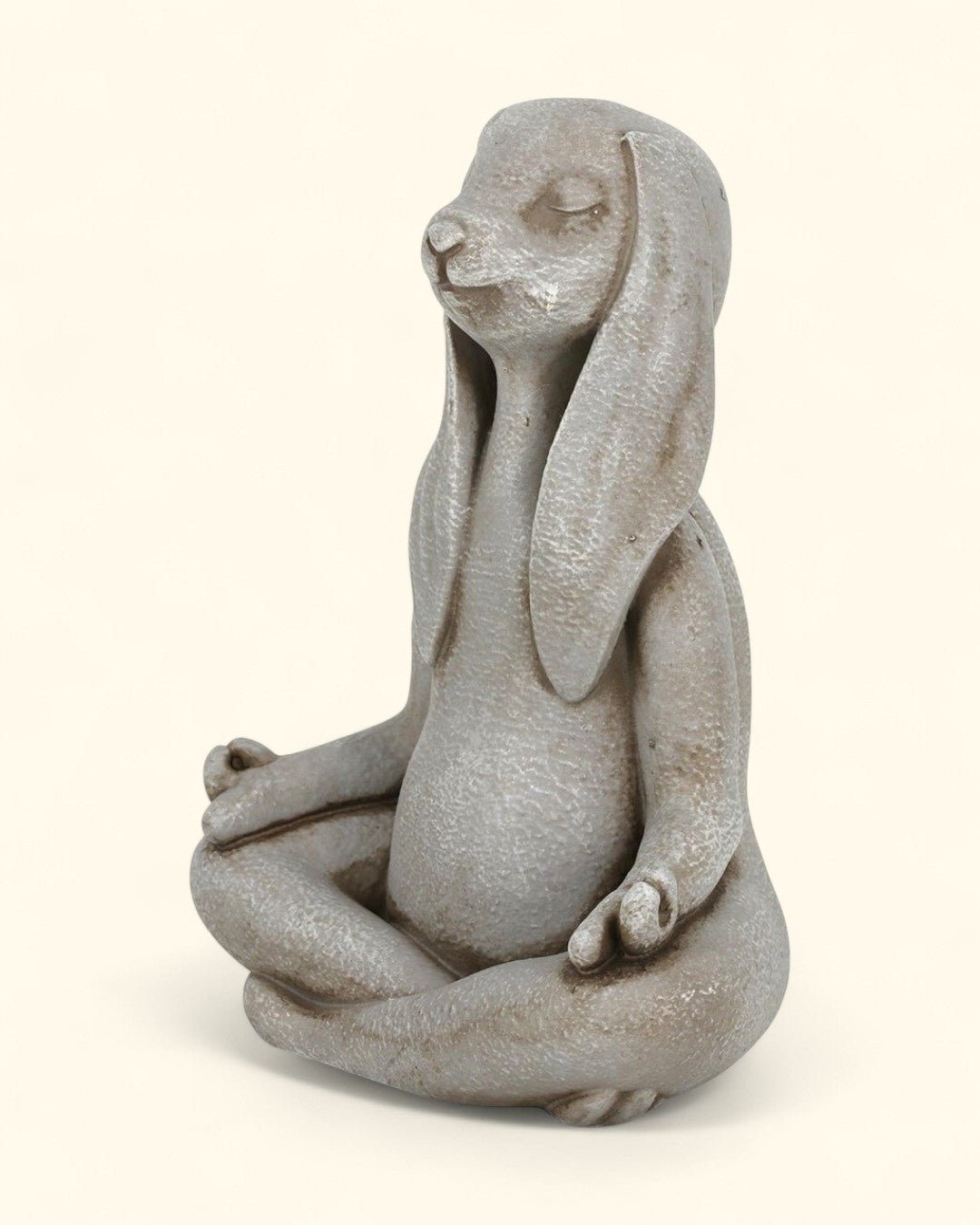 Adorable Small Meditating Bunny Statue - Sculptures & Statues