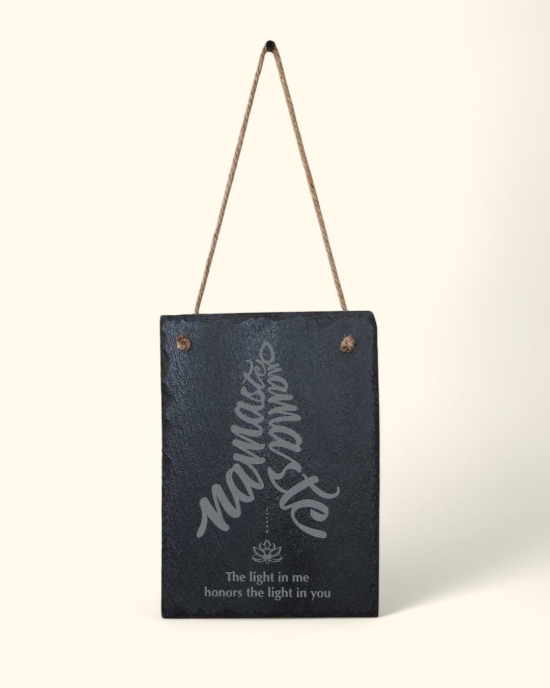 Artistic Namaste Slate Wall Hanging - Wall Hanging
