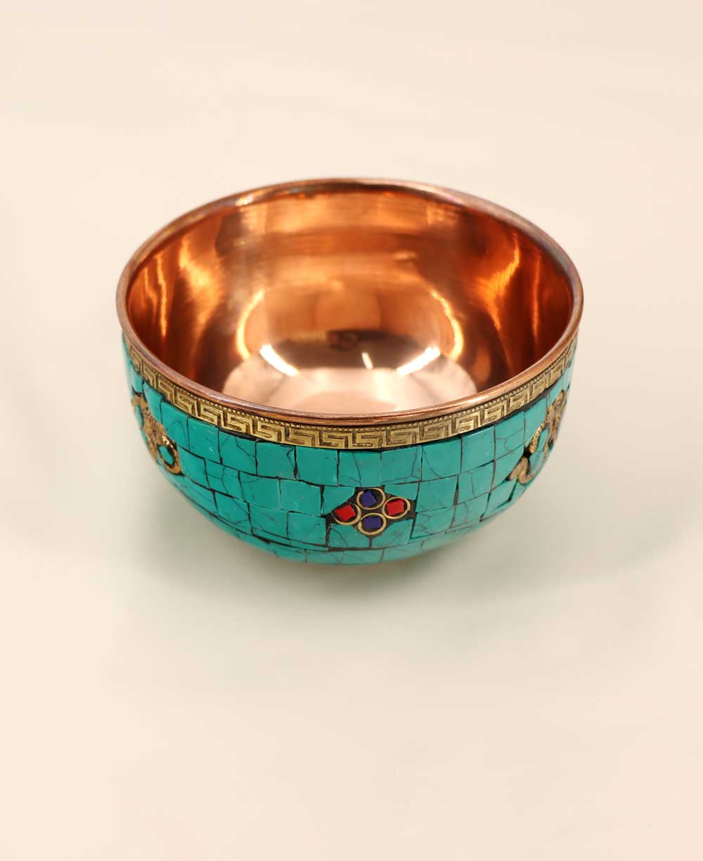 Beautiful Om Offering Bowl - Decorative Bowls