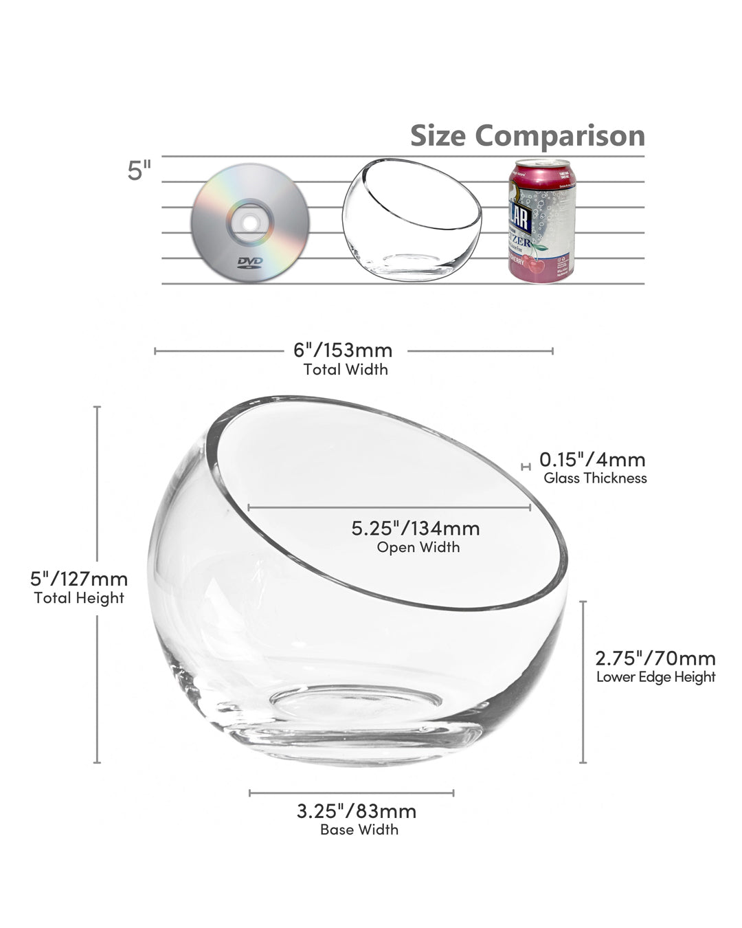 Clear Quartz Gemstone Crystal Terrarium - Terrarium