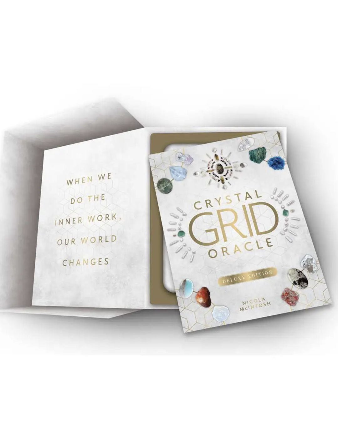 Crystal Grid Oracle – Deluxe 72 - Card Expansion Deck with Guidebook - Books