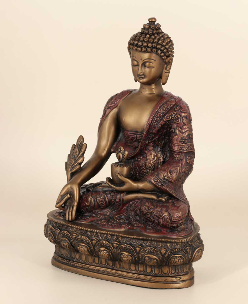 Detailed Medicine Buddha Statue - Sculptures & Statues