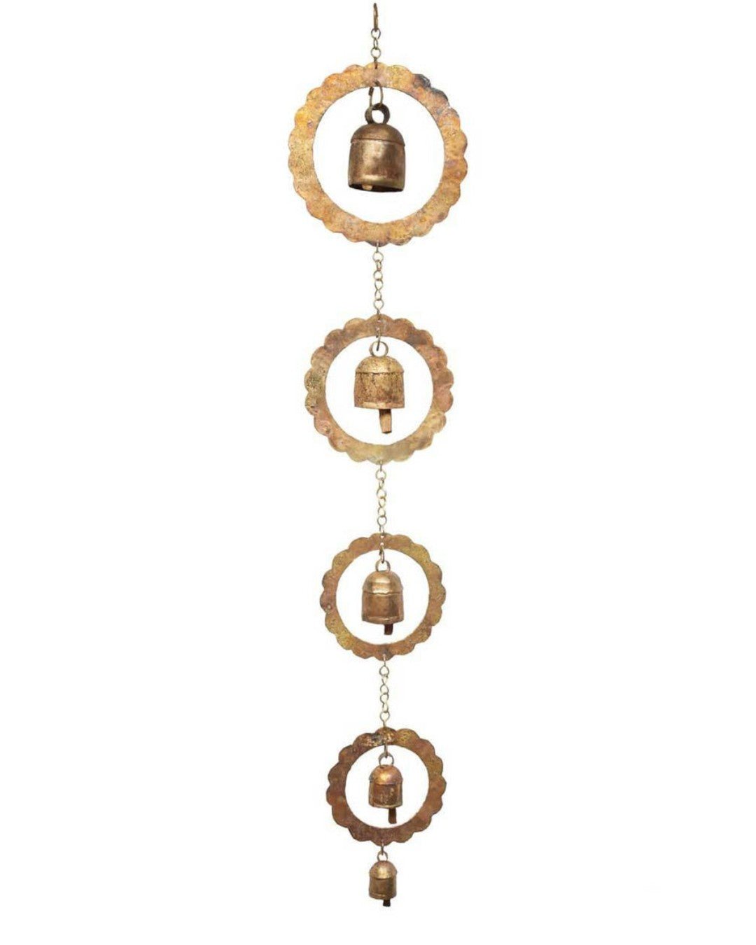 Fair Trade Blossom Chime with Indian Bells - Wall Art