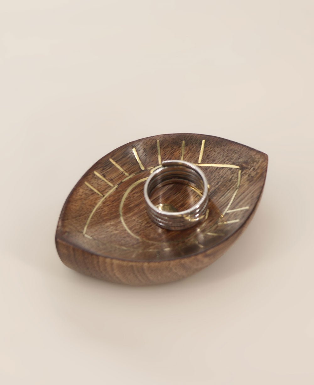 Fair Trade Evil Eye Design Ring Catcher - Decorative Trays