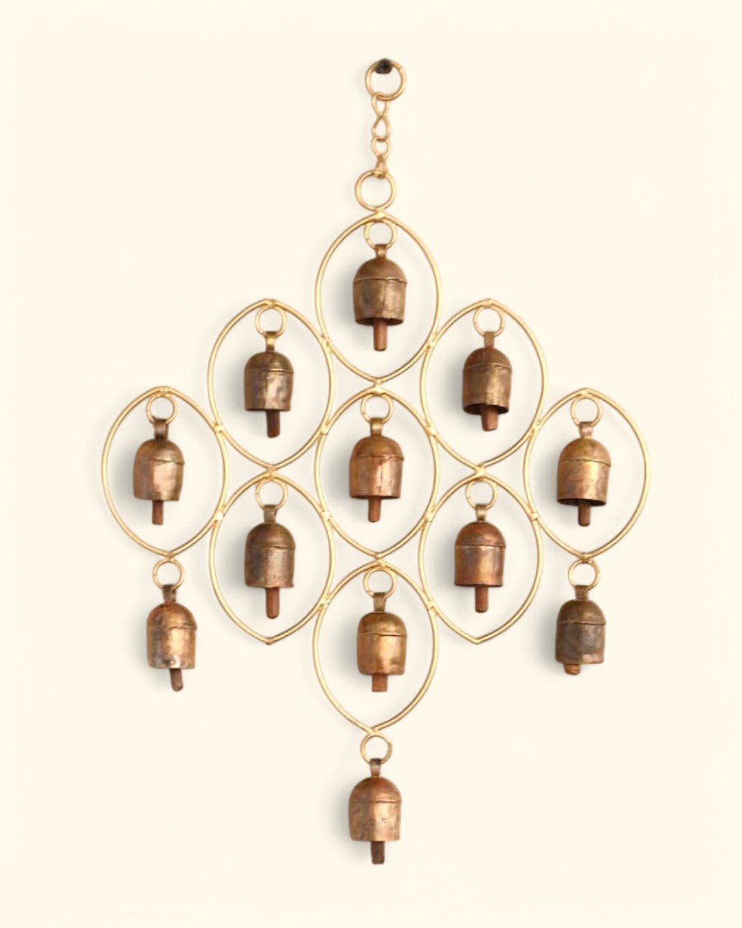 Fairtrade Abstract Diamond Lattice Wind Chime - Wind Chimes
