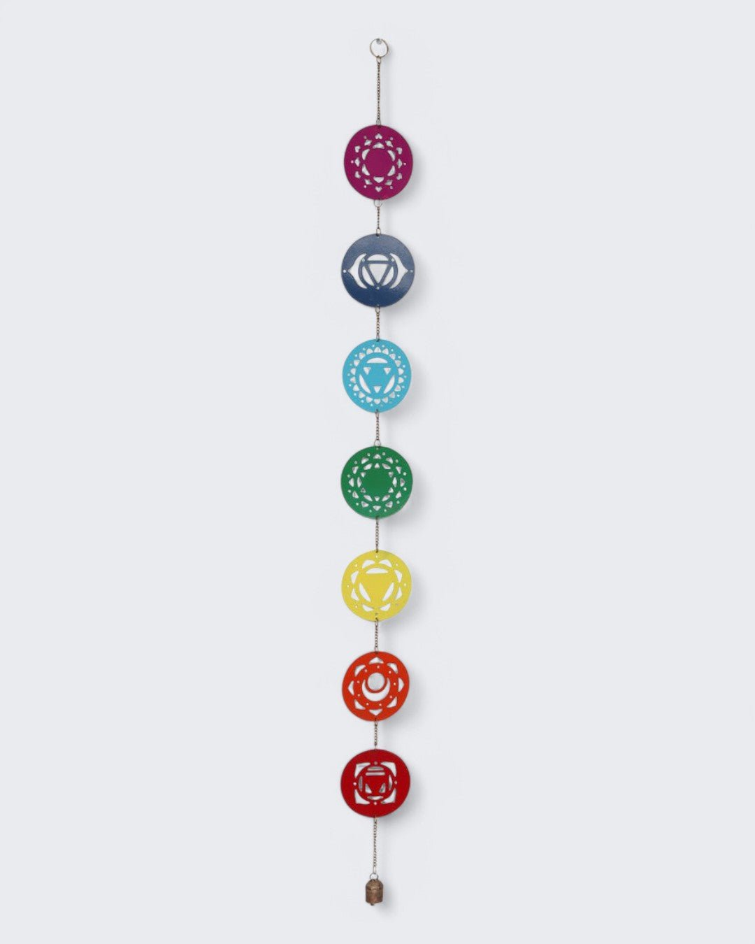 Fairtrade Chakra Wall Hanging Bell Chime - Posters, Prints, & Visual Artwork
