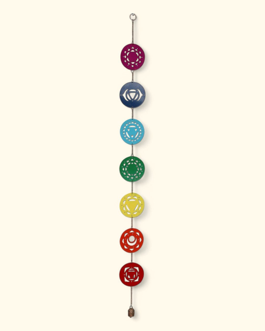 Fairtrade Chakra Wall Hanging Bell Chime - Posters, Prints, & Visual Artwork
