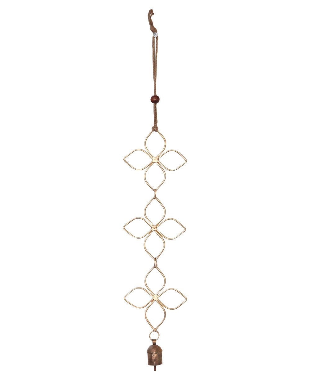 Fairtrade Floral Bell Chime Wall Hanging - Wind Chimes