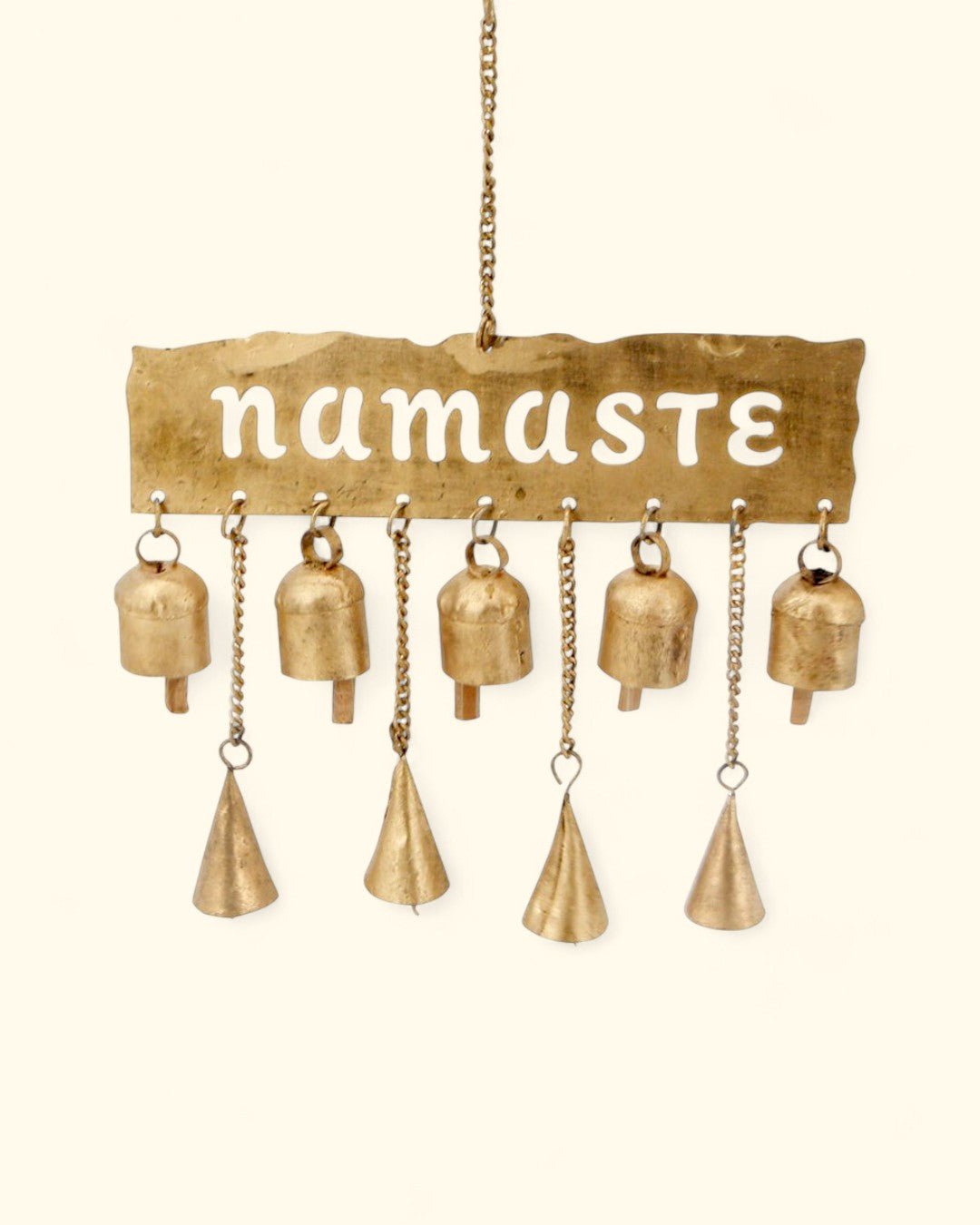Fairtrade Namaste Bell Chime Wall Hanging - Wind Chimes