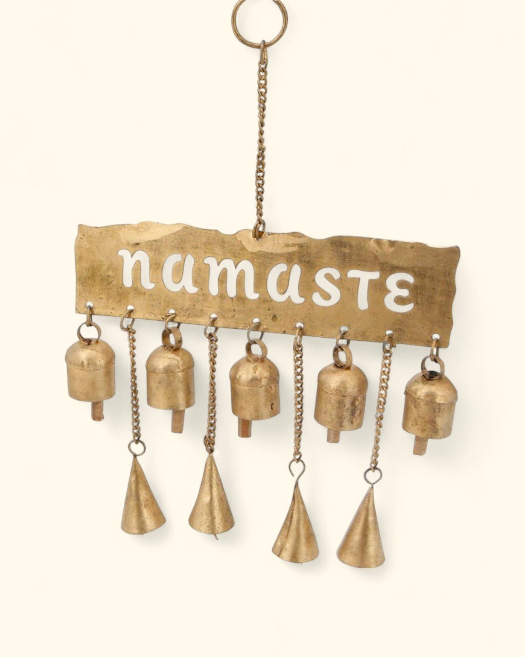 Fairtrade Namaste Bell Chime Wall Hanging - Wind Chimes