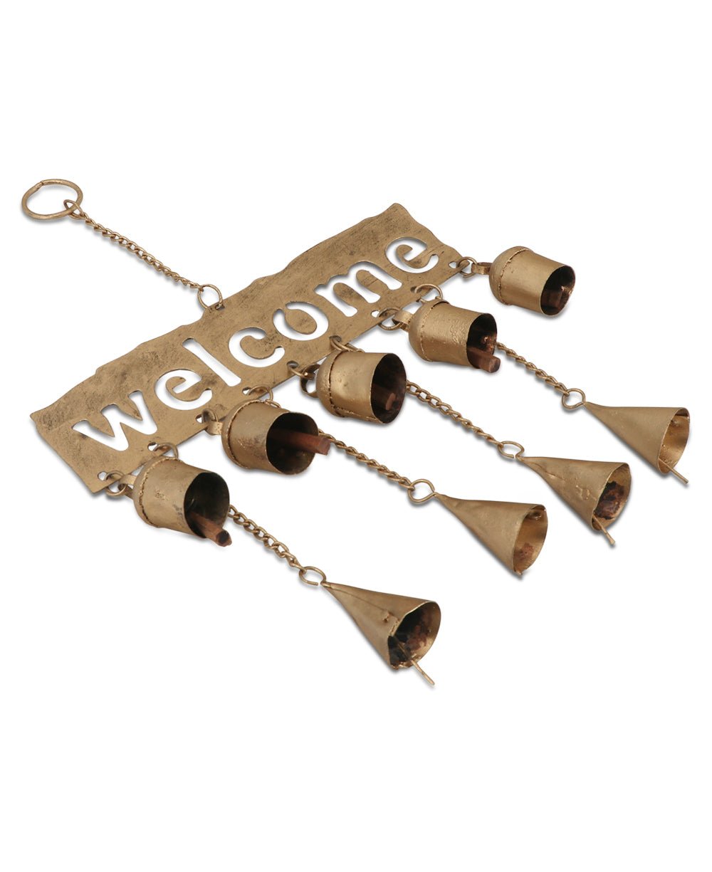 Fairtrade Welcome Bell Chime Wall Hanging - Home