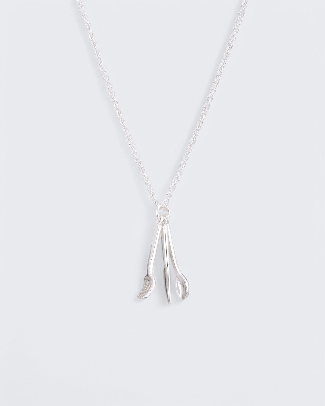 Feed The Soul Sterling Silver Necklace - Necklaces