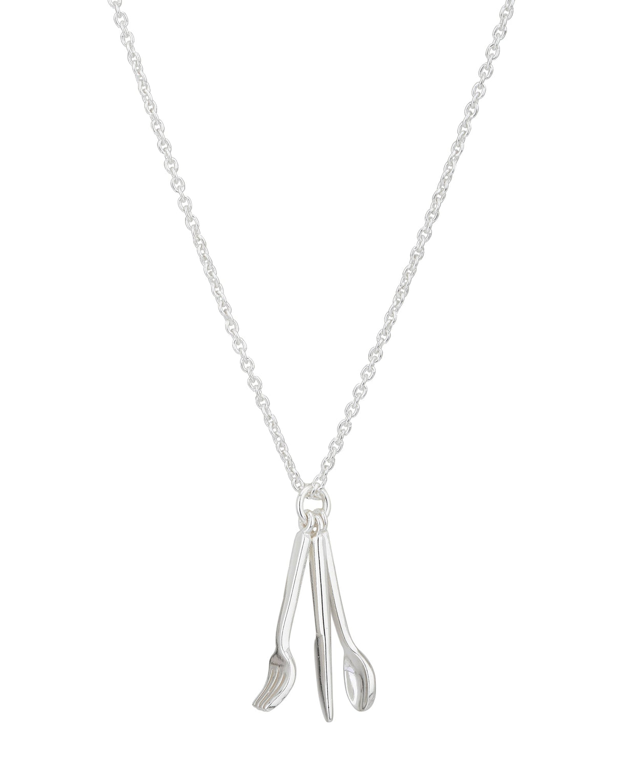 Feed The Soul Sterling Silver Necklace - Necklaces