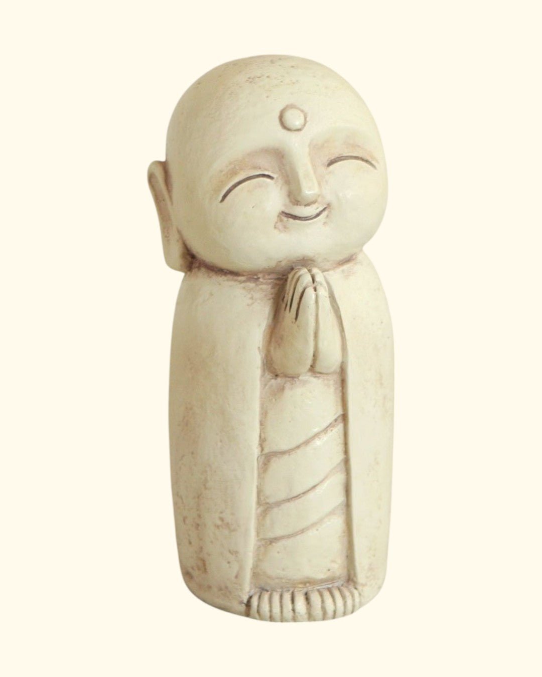 Healing and Calming Jizo Monk Statue, 5 Inches - Sculptures & Statues