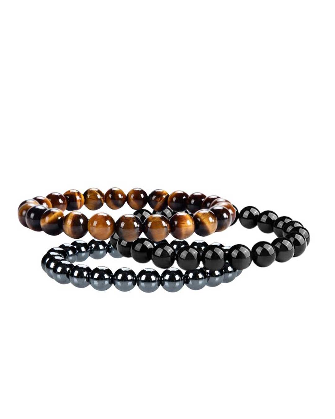 Healing Gemstone Bracelet Set for Protection - Bracelets