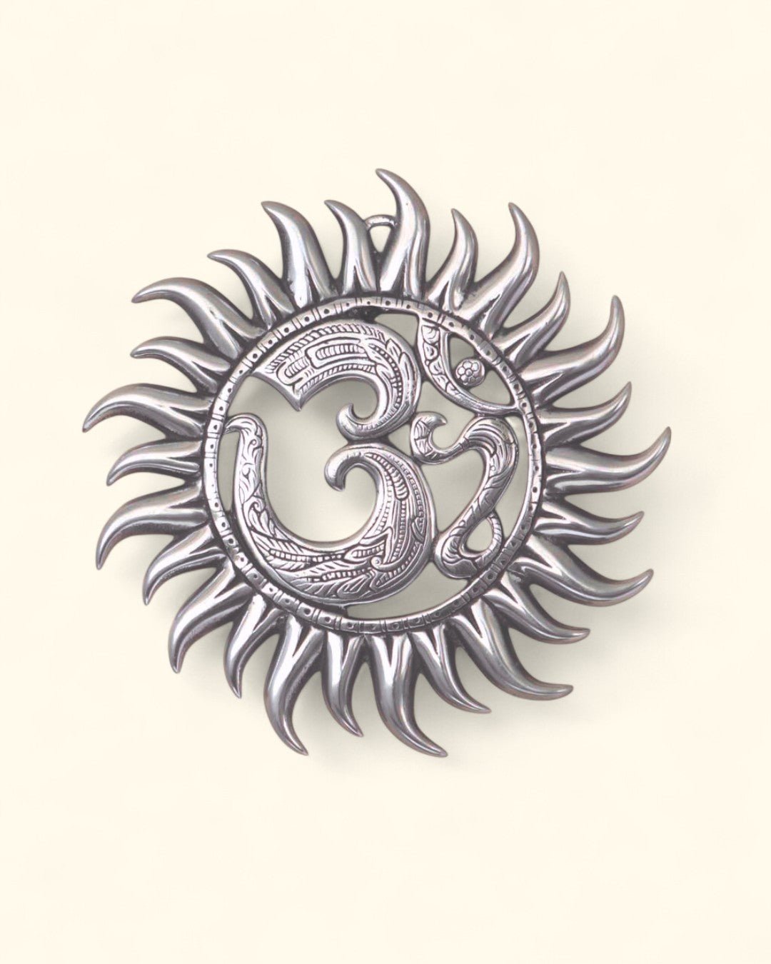 Imperfectly Perfect Om Sun Wall Hanging - Wind Chimes