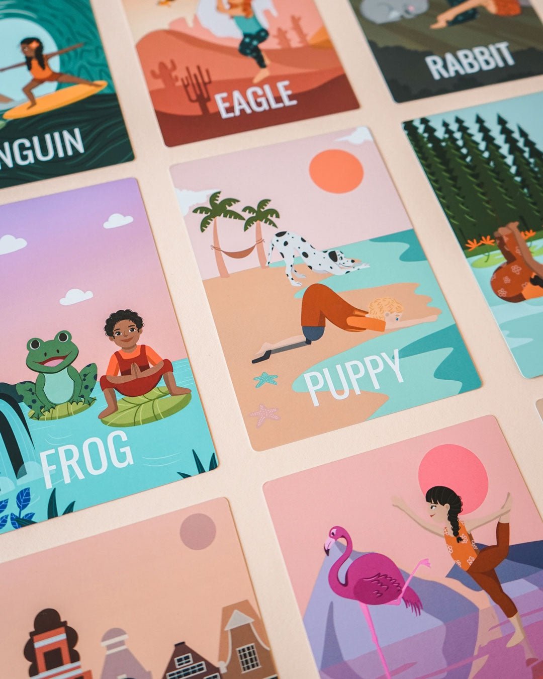 Kids’ Yoga Cards – 30 Pose Deck for Mindful Movement and Play - Media