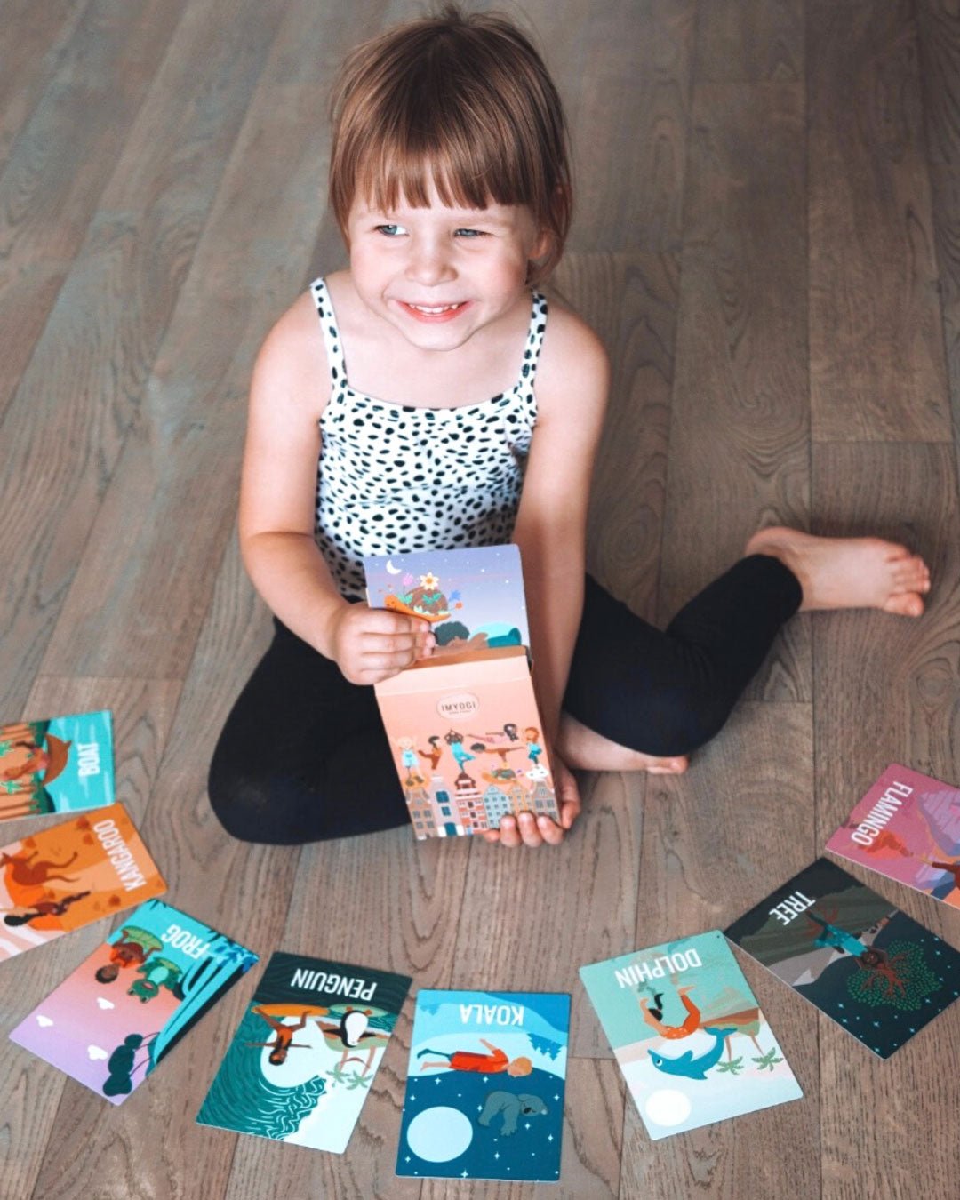 Kids’ Yoga Cards – 30 Pose Deck for Mindful Movement and Play - Media