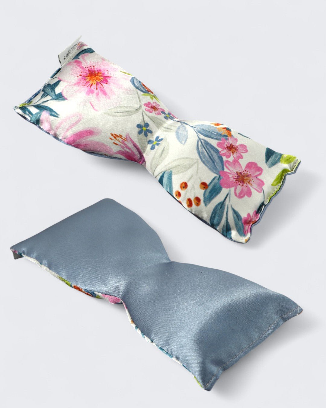 Lavender Eye Pillow – Hand - Sewn Silk with Flaxseed Aromatherapy - Wellness