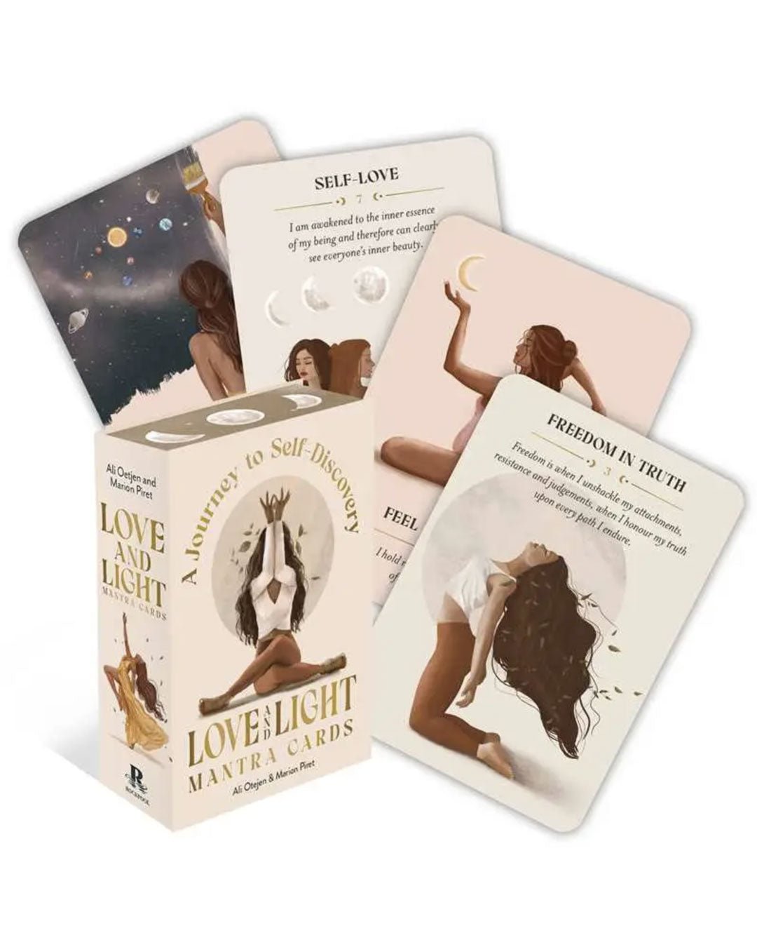 Love and Light Mantra Cards – 36 Daily Affirmation Deck with Guidebook and Stand - Books