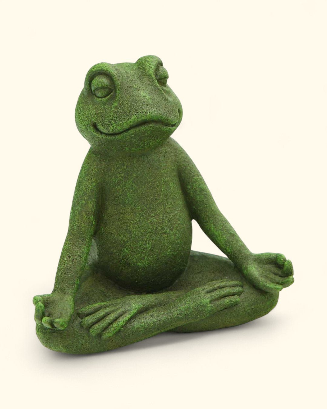Meditating Yoga Frog Indoor Outdoor Statue - Sculptures & Statues