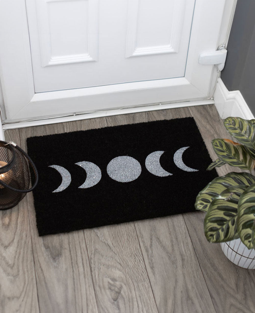Moon Phase Natural Coir Doormat For Sheltered Use - Placemats