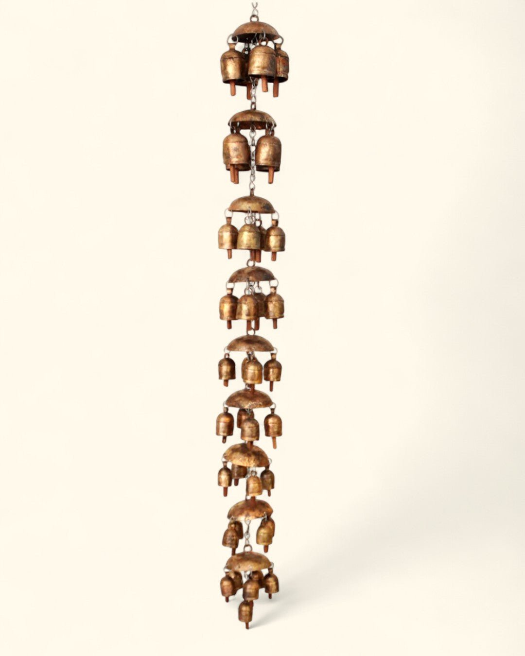 Nine Tier Regal Bell Chime with 37 bells - Wind Chimes