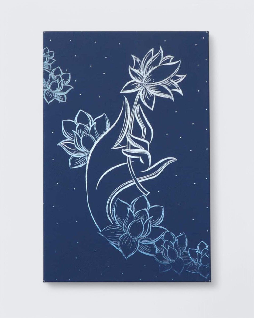 Purity Lotus Flower Mudra Hand Wall Hanging - Posters, Prints, & Visual Artwork