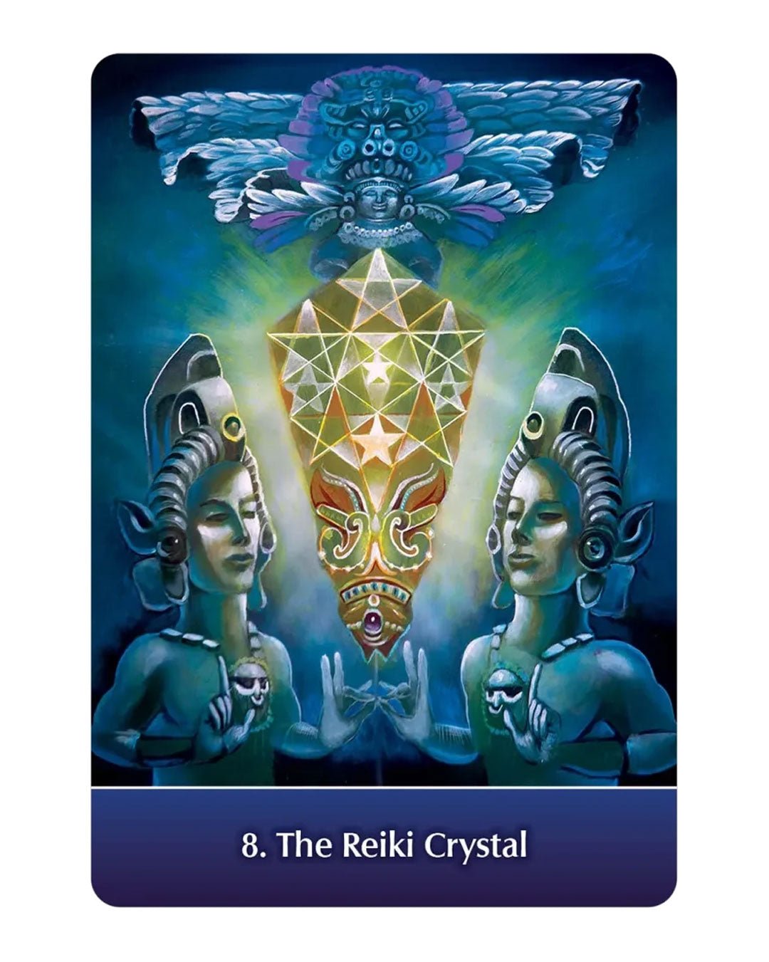 Reiki Divine Healing Oracle Deck – 44 - Card Energy Alignment Set with Guidebook - Decor