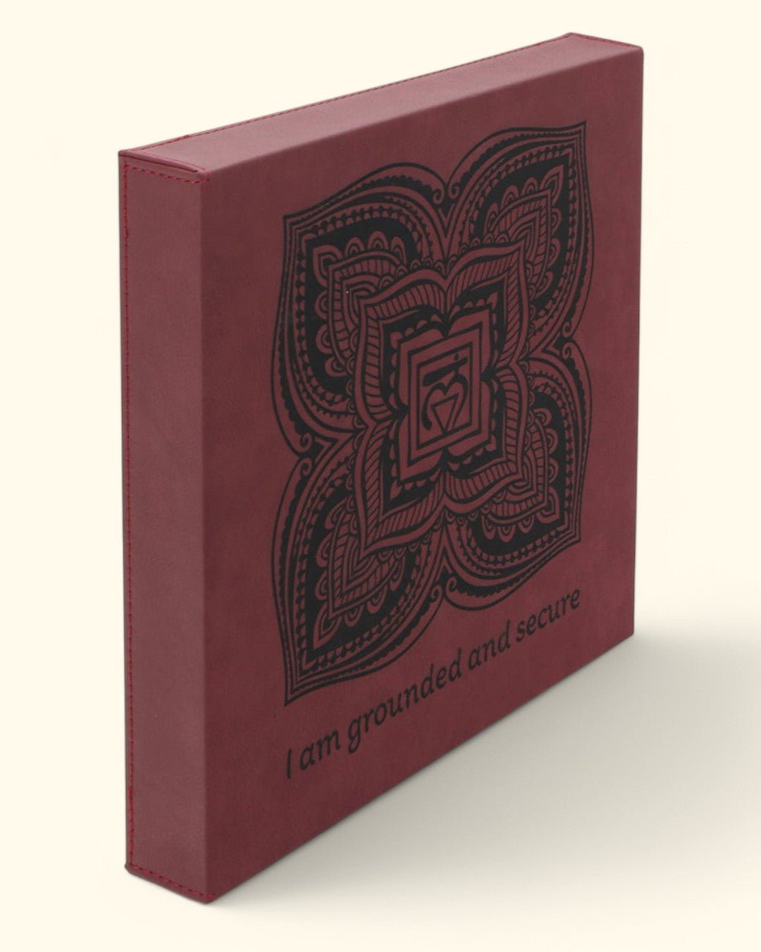 Root Chakra Affirmation Wall Art – I am Grounded and Secure - Wall Hanging