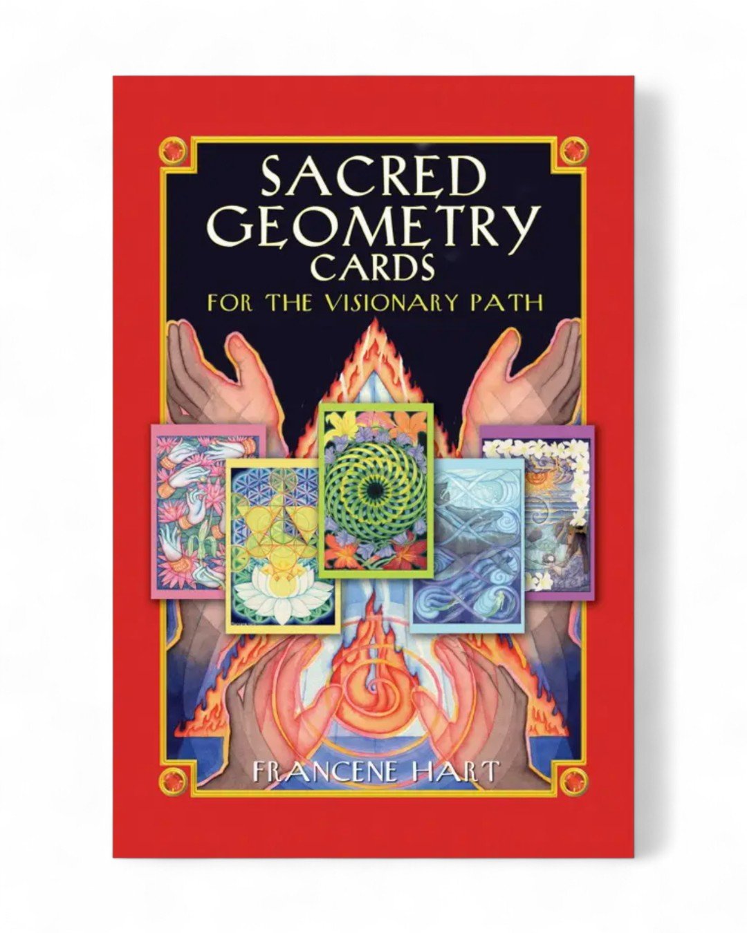 Sacred Geometry Cards for the Visionary Path – 64 - Card Oracle Deck with Guidebook by Francene Hart - Books