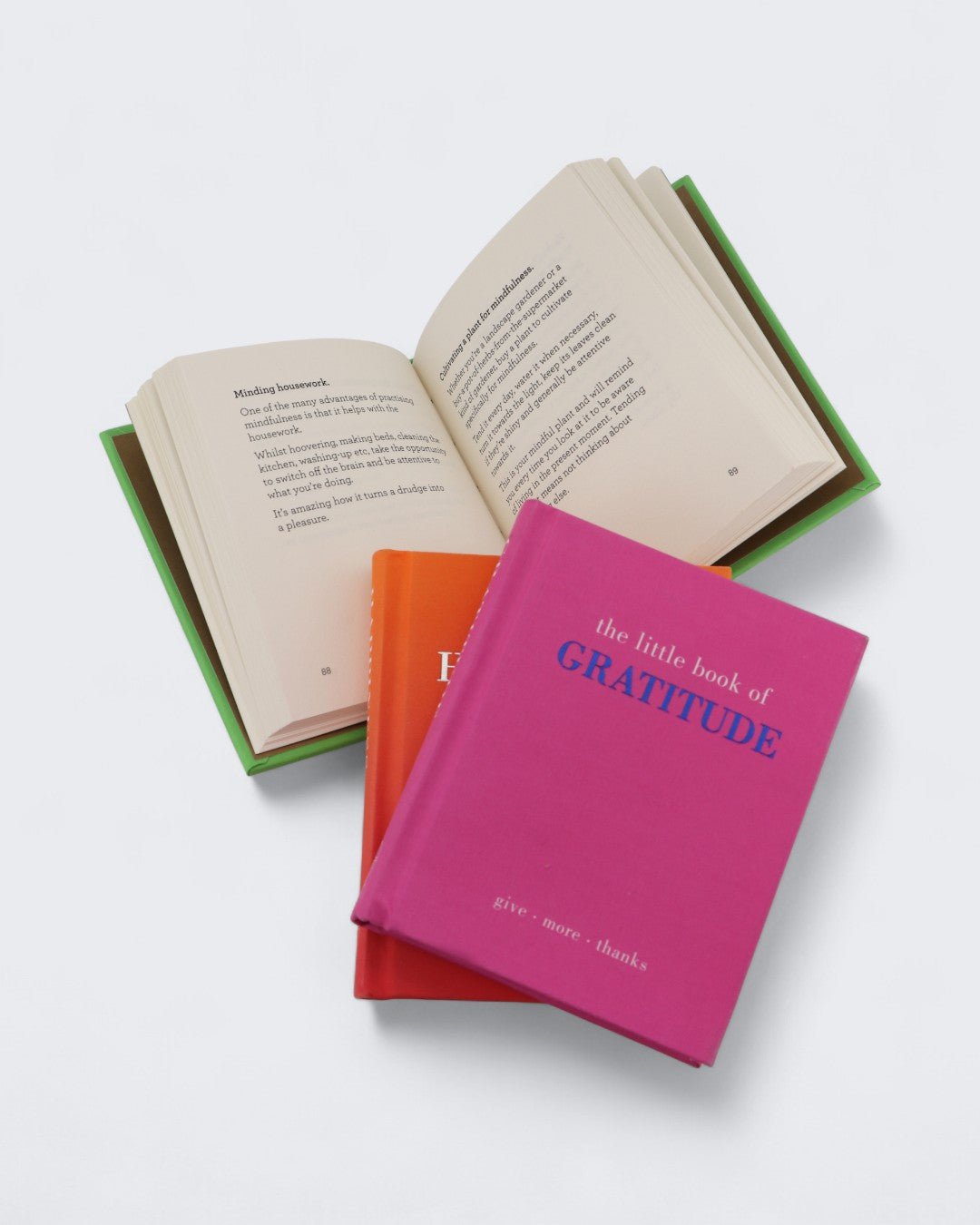 Set of 3 Pocket Wellness Books – Gratitude, Happiness & Mindfulness - Books