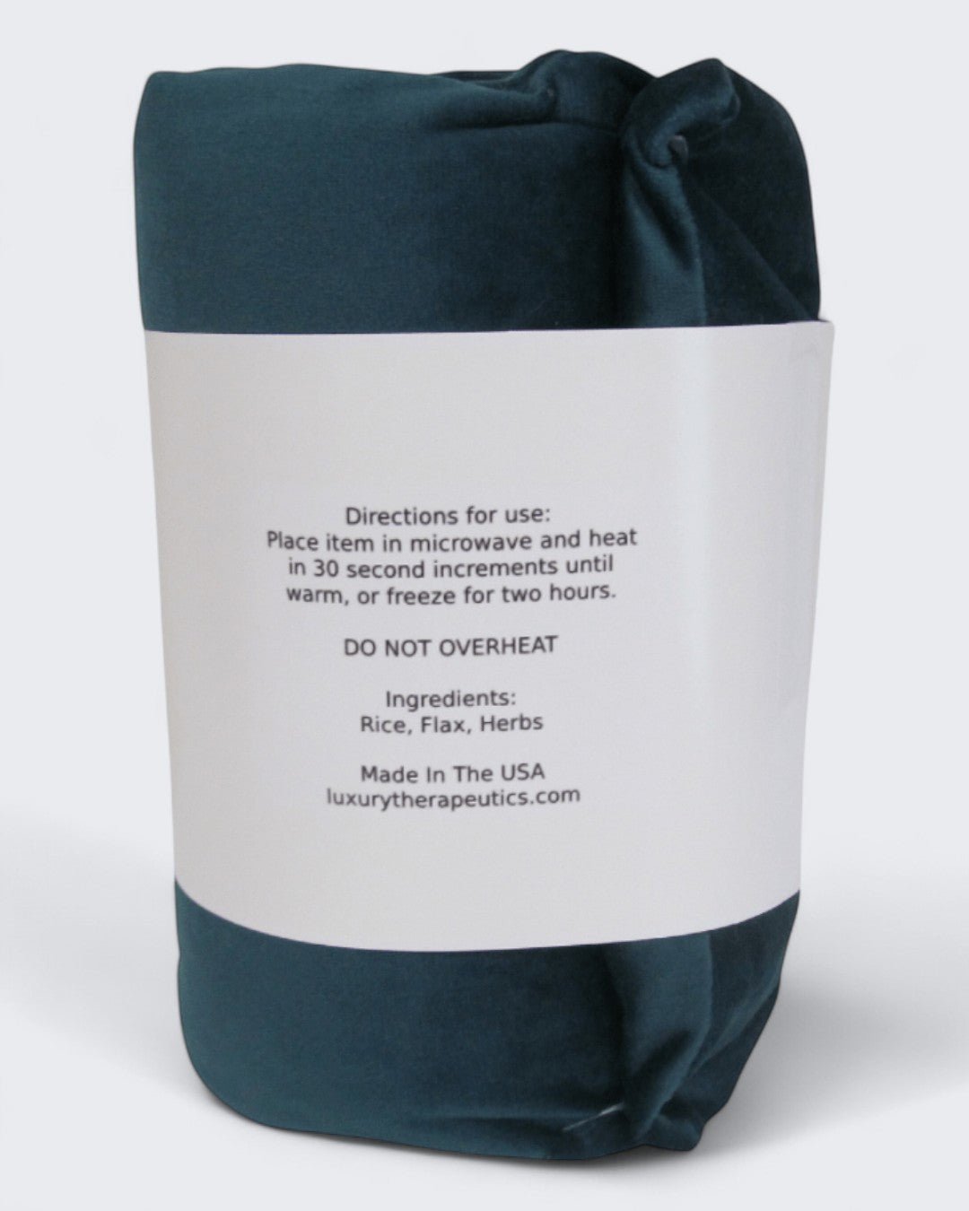 Spa Wrap & Eye Pillow Set – Lavender Scented with Removable Covers - Wellness Teal