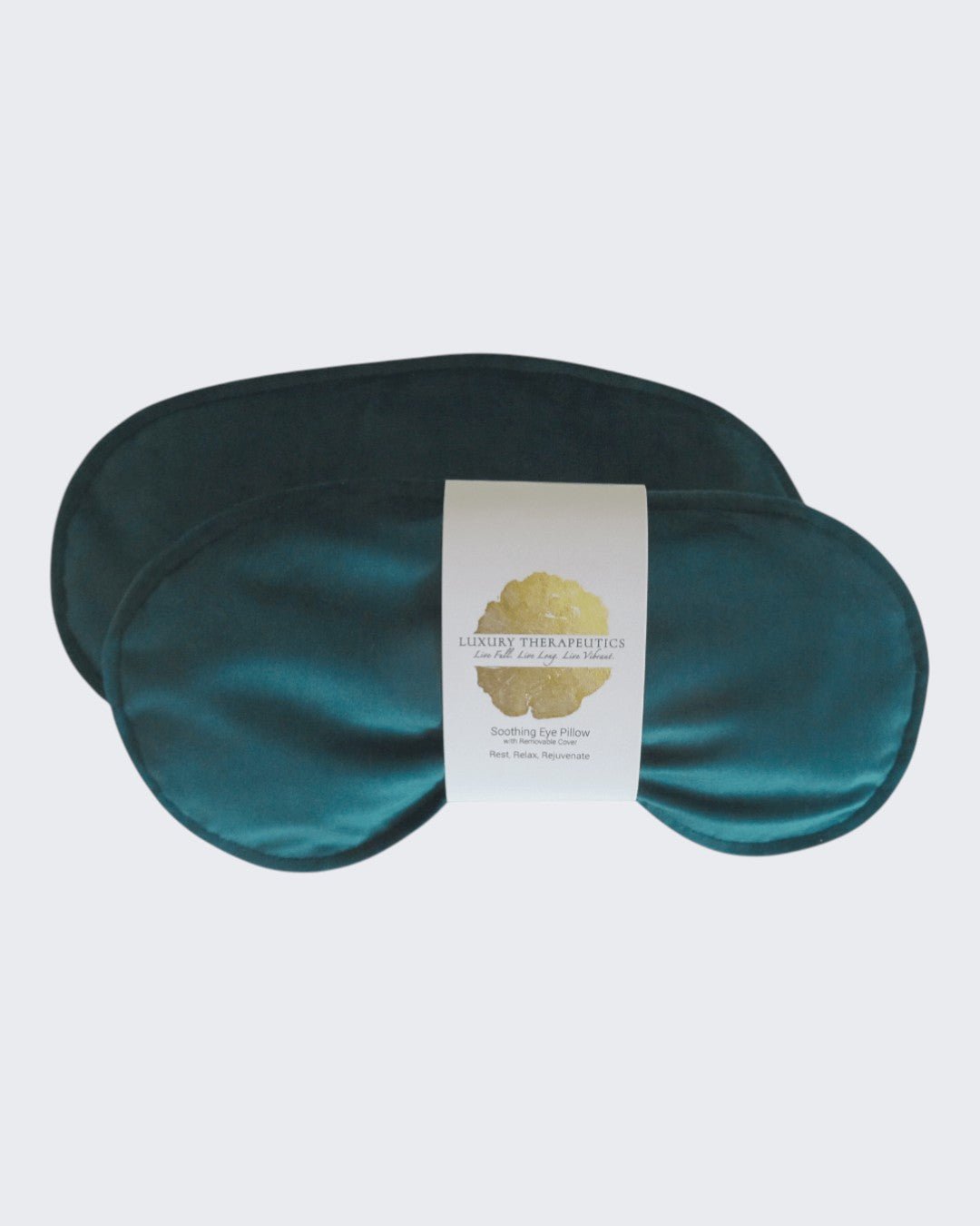 Spa Wrap & Eye Pillow Set – Lavender Scented with Removable Covers - Wellness Teal