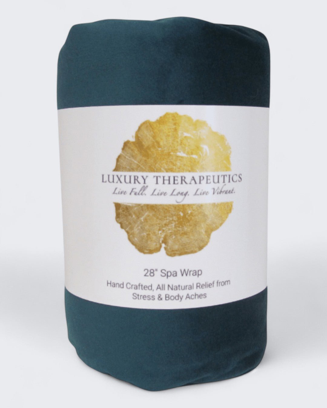 Spa Wrap & Eye Pillow Set – Lavender Scented with Removable Covers - Wellness Teal