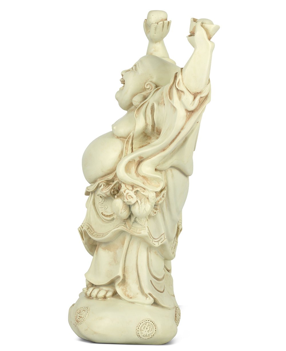 Standing Happy Buddha Statue - Sculptures & Statues