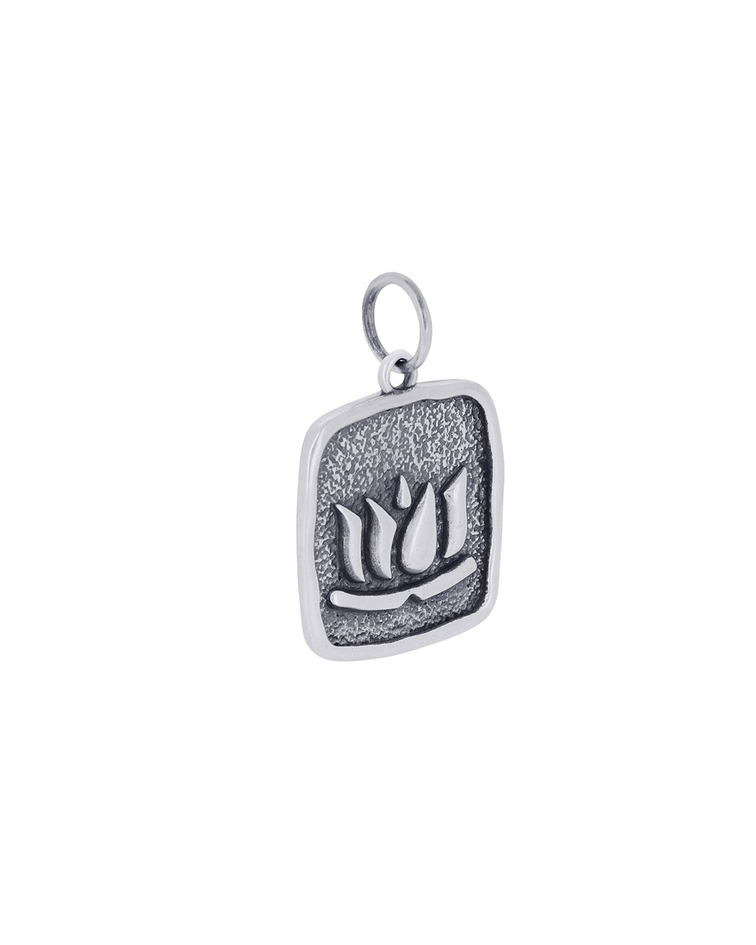 Sterling Silver Lotus Pendant - Pendants