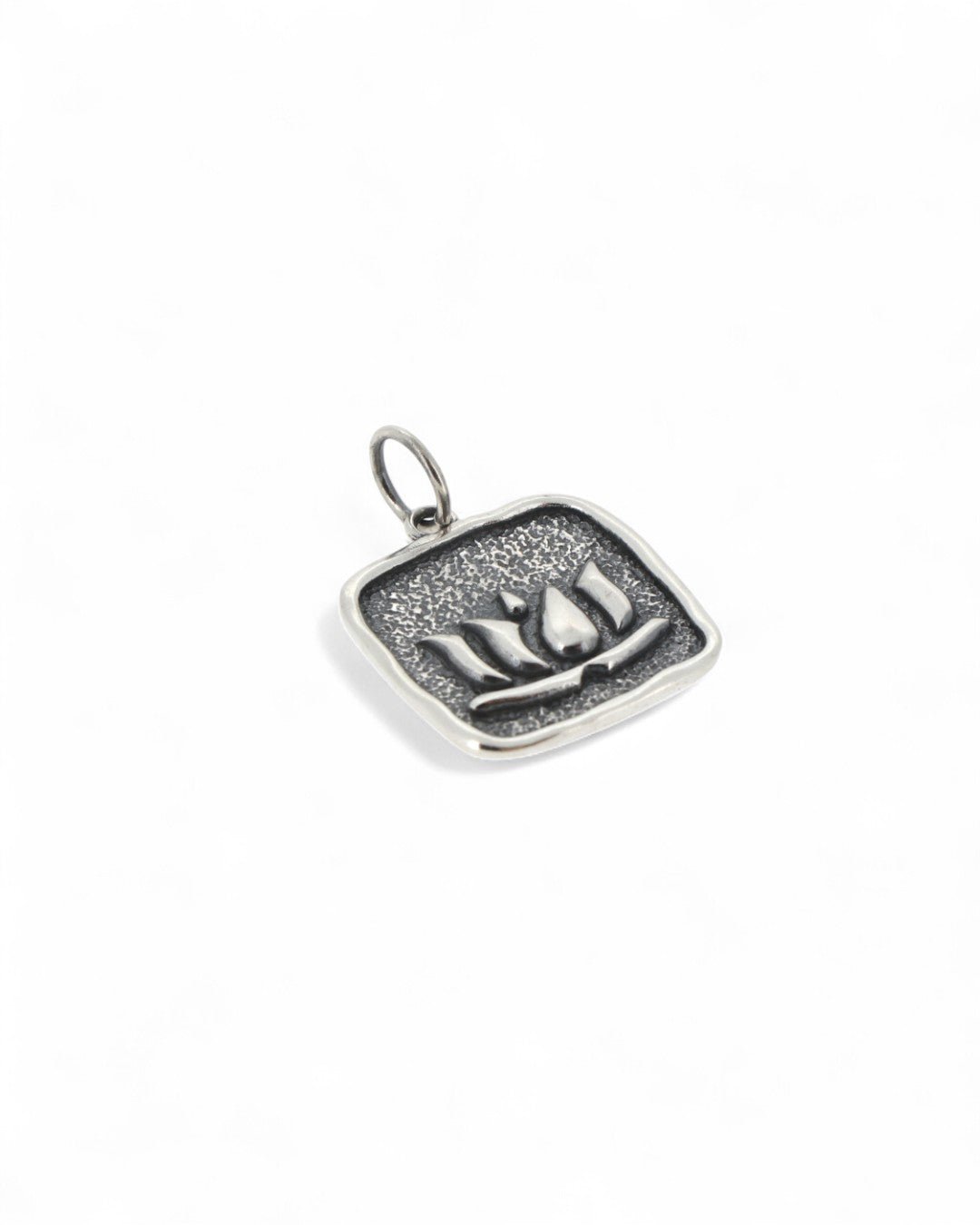 Sterling Silver Lotus Pendant - Pendants
