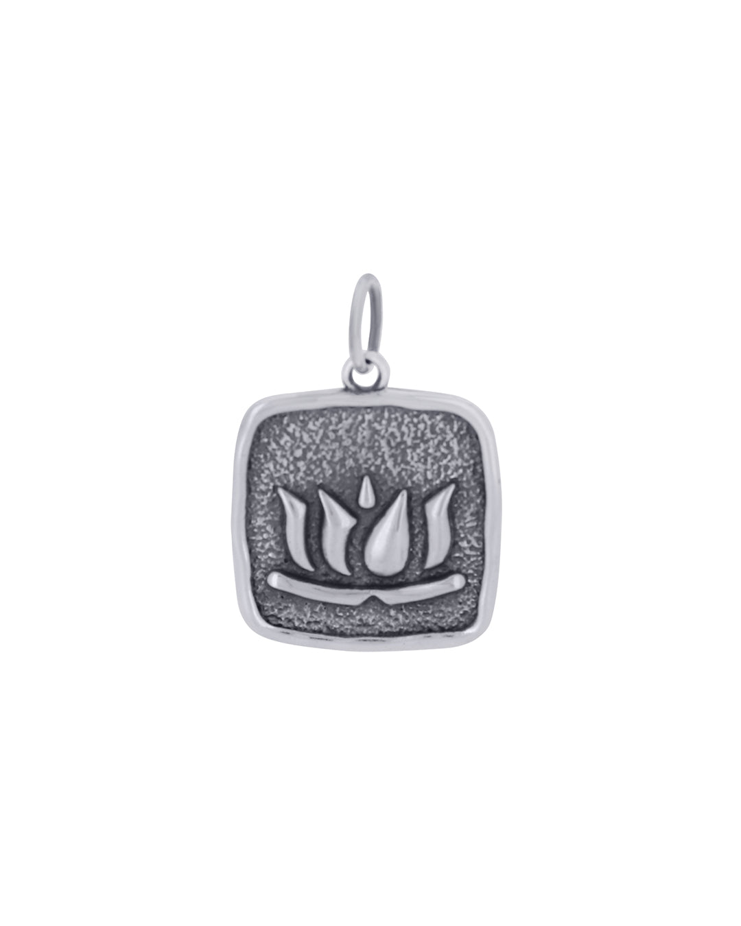 Sterling Silver Lotus Pendant - Pendants