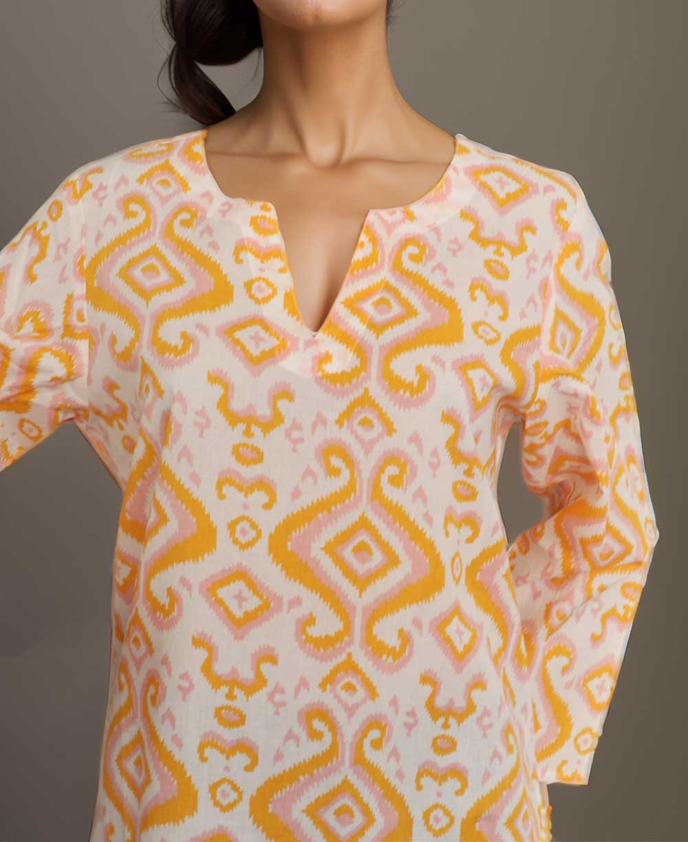 Sunshine Lightweight Cotton Tunic Top - Apparel Small