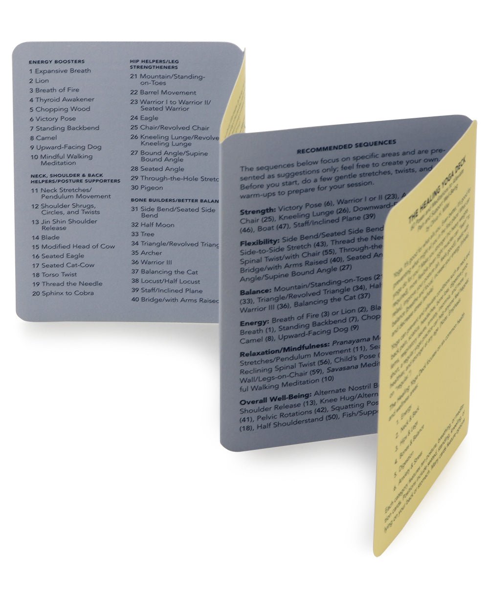 The Healing Yoga Deck For Well Being - Card Games