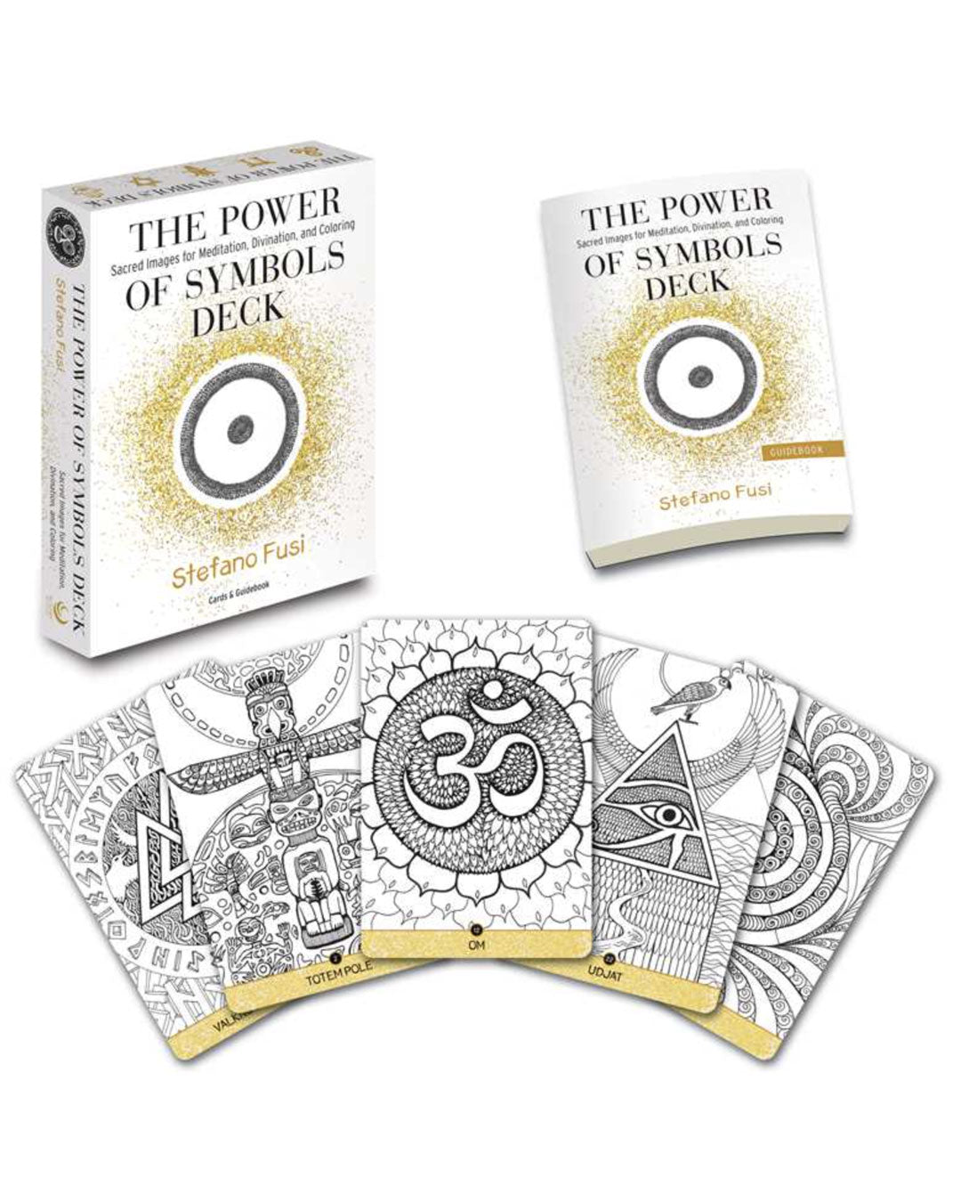 The Power of Symbols Deck – 41 - Card Colorable Oracle Set with Guidebook for Creative Meditation - Books