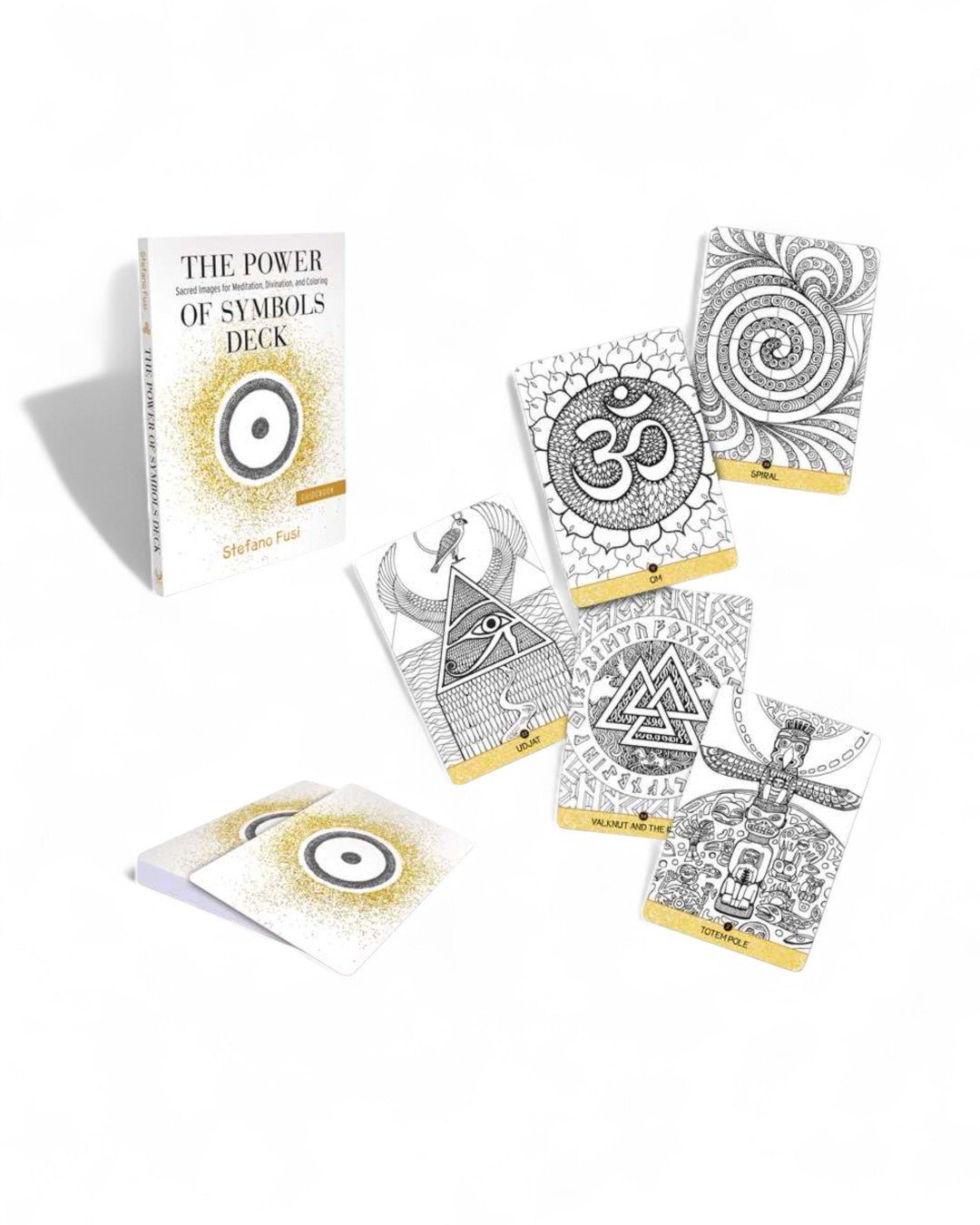 The Power of Symbols Deck – 41 - Card Colorable Oracle Set with Guidebook for Creative Meditation - Books
