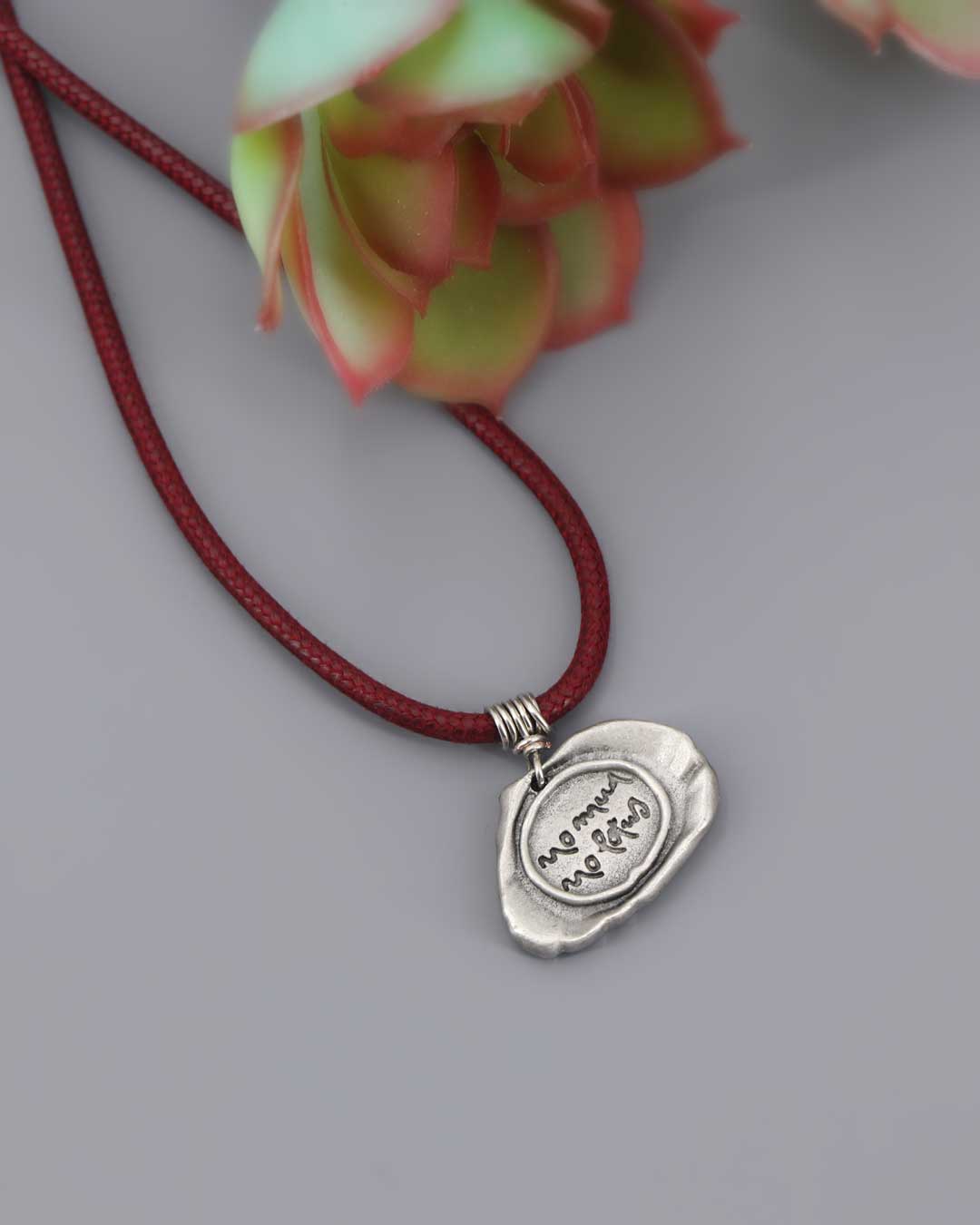 Thich Nhat Hanh No Mud No Lotus Pendant Necklace - Necklaces
