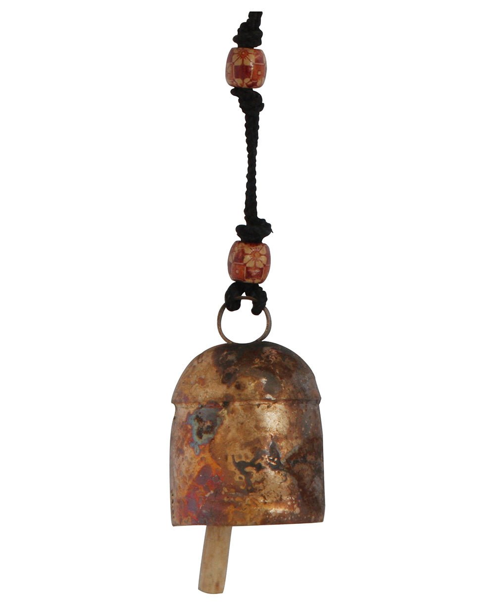 Traditional Indian Copper Cow Bells, Fair Trade - Decor Small